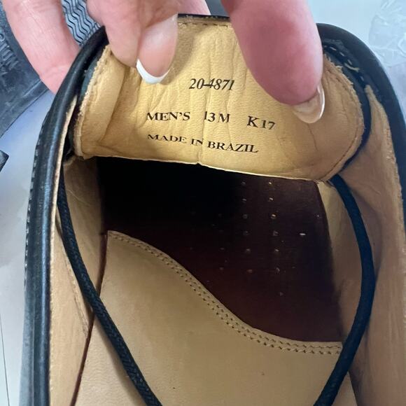 Johnston & Murphy Lace Up Shoes J&Mflex Barlow Plain Toe Oxford 204871 Sz 13 NEW main image 11